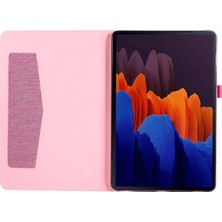 Zsunsky Shop Samsung Galaxy Tab S7 + / T970 Koruyucu Kılıf Rose Red (Yurt Dışından)