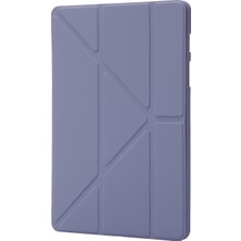 Zsunsky Shop Samsung Galaxy Tab S8 / S7 Için Deri Tablet Kasası Mor (Yurt Dışından)