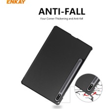 Zsunsky Shop Enkay Pu Leather + Pc Smart Case For Samsung Tab S7 11.0 Black (Yurt Dışından)