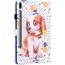 Zsunsky Shop Samsung Galaxy Tab S7 2020 SM-T870 / SM-T875 Kılıf Little Flower Dog (Yurt Dışından)