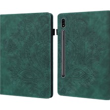 Zsunsky Shop Samsung Galaxy Tab S7 T875 Tpu + Pu Kılıf Green (Yurt Dışından)