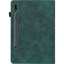 Zsunsky Shop Samsung Galaxy Tab S7 T875 Tpu + Pu Kılıf Green (Yurt Dışından)