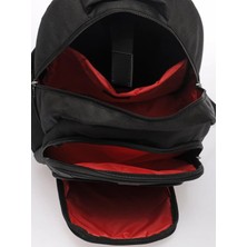 TahTicMer Recaro Sırt Çantası Laptop Bölmeli Erkek Kadın Unisex Outdoor Gezi Spor Okul Sırt Çantası Su Geçirmez 43X30X15CM Siyah