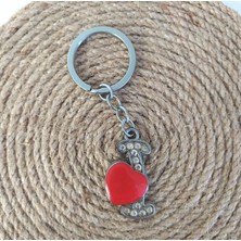 HD Marketim Anahtarlık Harf Kalp Anahtarlık Çanta Araba Cüzdan Süsü Aksesuar