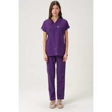 Pratik Medikal Liraklı Scrubs Yarasa Kol Takım