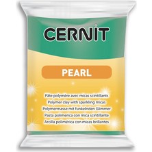 Cernit : Pearl Parlak Polimer Kil : 56 gr : Green
