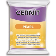 Cernit : Pearl Parlak Polimer Kil : 56 gr : Violet