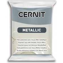 Cernit : Metallic Polimer Kil : 56 gr : Steel