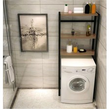 Tedarik Center Çamaşır Makinesi Üstü Düzenleyici 3 Katlı Raf Çok Amaçlı 3 Raflı Banyo Düzenleyici