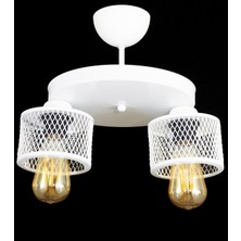 Lambadar Ikili Kafes Model Modern Plafonyer Avize