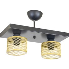 Lambadar Ikili Kafes Model Modern Plafonyer Avize