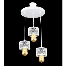 Lambadar Ikili Kafes Model Modern Sarkıt Avize