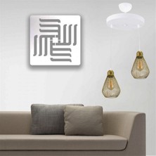 Lambadar Ampul Model Gold Ferforje Modern Sarkıt Avize