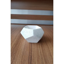 Adresiburası Taş (Stone) Efektli Beton Kaktüs,sukulent ve  Çiçek Saksısı