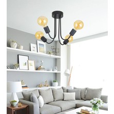 Lambadar Özel Tasarım Kıvrımlı Model Modern Avize