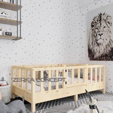 Polo Ithal Ladin Doğal Ahşap Montessori Karyola 90 x 190 cm