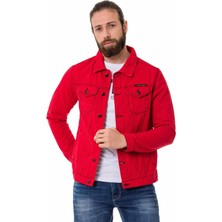 Cipo & Baxx CJ289 Kırmızı Kot Ceket