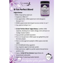 Ghair G.hair Perfect Blond Soğuk Botox Saç Maskesi  +  G.hair B- Tox Intense Yoğun Bakım Saç Maskesi 1 kg