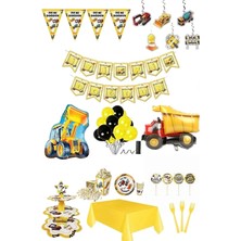 Çıtı Pıtı Store Inşaat Temalı Hazır Doğum Günü Seti