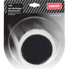 Dekor Cırtlı Saf Yün Polisaj Keçesi 9cm 1255