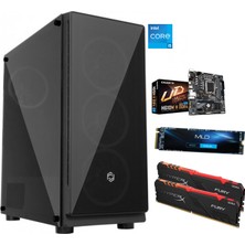 Intel Core I5 12400F / Rtx 3060 12GB /16GB Ddr4 / 500 GB M2 SSD /12400V9 / Gamıng Masaüstü Pc