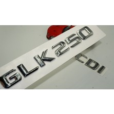 Dk Benz Glk 250 Cdı Bagaj Krom Metal 3m 3D Yazı Logo