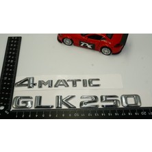 Dk Benz Glk 250 4matic Bagaj Krom Metal 3m 3D Yazı Logo