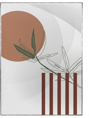 SHOP365 Bitki Yapraklar ve Şekiller Modern Poster P-000773