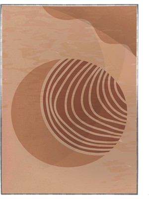 SHOP365 Ay Güneş ve Toprak Renkleri Modern Poster P-001223