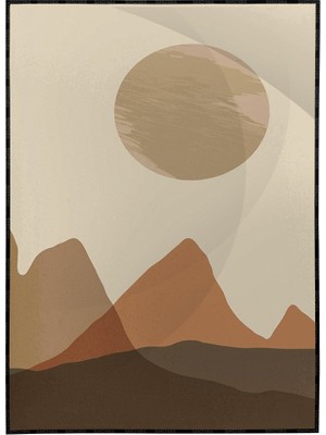 SHOP365 Ay Güneş ve Toprak Modern Poster P-001214