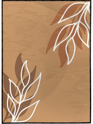 SHOP365 Yapraklar ve Şekiller Modern Poster P-001219