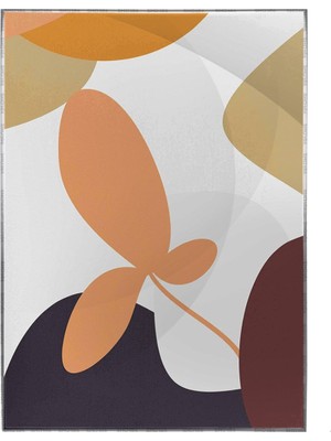 SHOP365 Yapraklar ve Şekiller Modern Poster P-001498