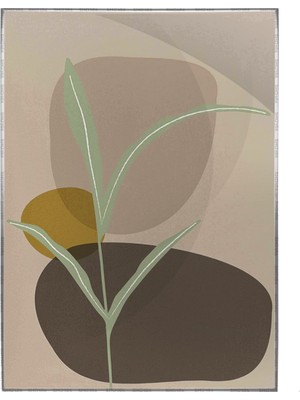 SHOP365 Yapraklar ve Şekiller Modern Poster P-001512