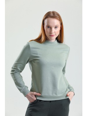 Pulur.co Çağla Dik Yaka Sweatshirt
