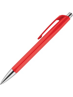 Caran D'Ache Caran Dache 888 Infinite Kırmızı Tükenmez Kalem 0.7 mm Yazma Kalınlığı ile Dayanıklı