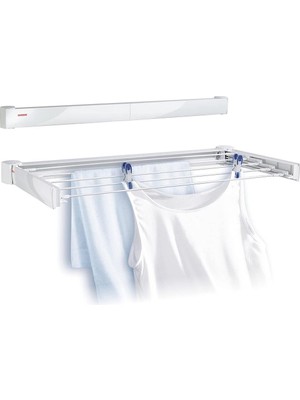 LEIFHEIT Telegant 72 Protect Beyaz Çamaşır Askılığı 103x53 cm Duvara Monte Dayanıklı Kurutucu