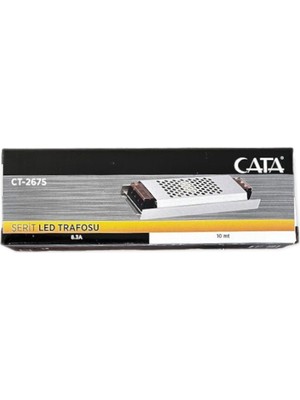 Cata 12,5A Süper Slim Şerit LED Trafosu 150W CT-2675