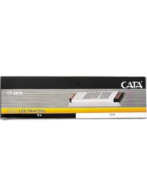 Cata 17A Süper Slim Şerit LED Trafosu 200W CT-2676