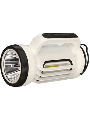 Panther PT-8823 USB Şarjlı El Feneri 800 lm LED Işık Özelliği ile Siyah Renkli Güçlü Aydınlatma