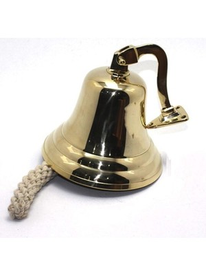 Captain Gerçek Pirinç Denizci Duvar Çanı 16CM