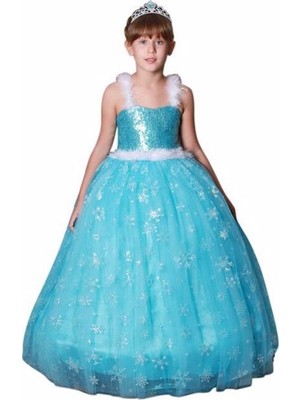 Butik Happy Kids Kız Çocuk Frozen Elsa Kostümü10