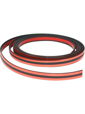 Trend Garaj Çift Şerit Kırmızı 15mm 3 Metre Nikelaj Şerit