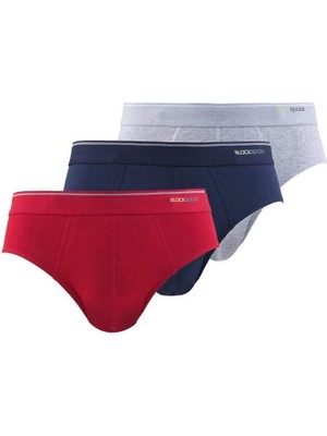 Blackspade Erkek Slip 3'lü Paket Tender Cotton 9672