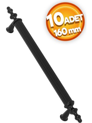 Lüx Ovacık Çekmece Dolap Kapak Kulpu 160 mm Metal Kulp 10 Adet
