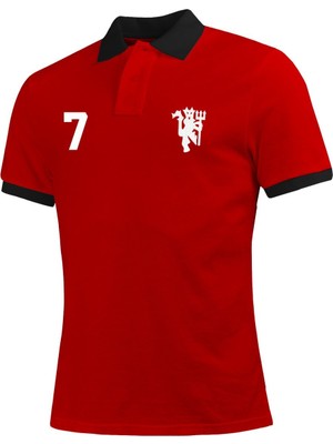 Offside Clothes Manchester United - Retro Polo Tişört