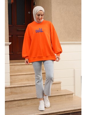 Soul Oversize Balon Kol Tunik 31028 Orange