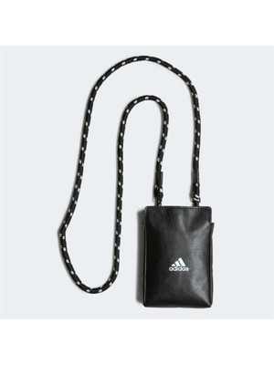 adidas Phone Bag Essentials Suni Deri Küçük Siyah Telefon Çantası HR9804