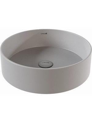 Creavit Loop Ø 45 Cm Set Üstü Çanak Lavabo Coolgrey Lp145