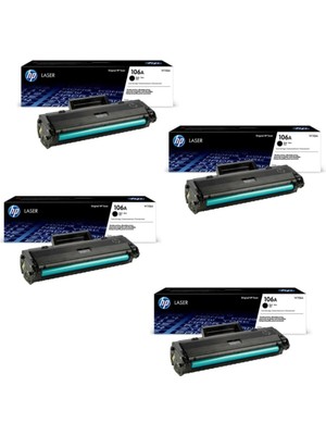 Hp W1106A (106A) Laser 107W 4'lü Orjinal Yazıcı Toneri SI48