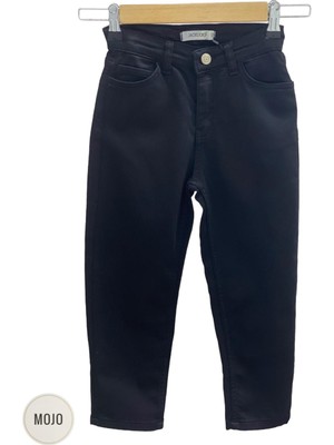Jacklions Mojo Unisex Çocuk Full Likralı Renkli Denim Pantolon 2321 Siyah